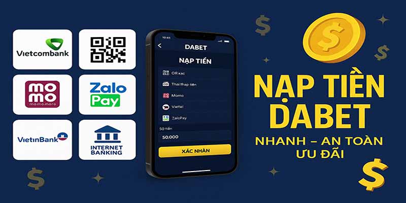 Nạp tiền tại Dabet